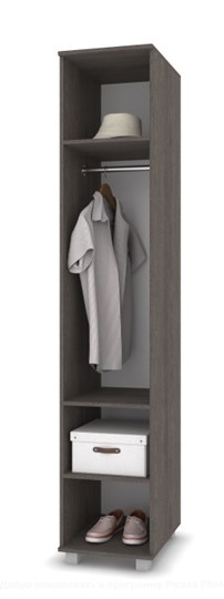 Шкаф распашной В-12, Серый дуб/Белый в Лангепасе - изображение 1