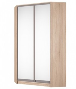 Шкаф Аларти (YA-230х1250(602) (2) Вар. 2; двери D5+D5), с зеркалом в Когалыме