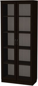 Шкаф со стеклянными дверцами 218, цвет Венге в Сургуте