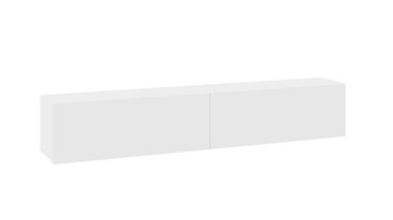 Шкаф навесной Порто (366) ТД-393.12.21 (Белый жемчуг/Белый софт) в Лангепасе