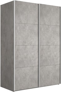 Шкаф 2-х дверный Эста (ДСП/ДСП) 1600x660x2200, бетон в Нижневартовске