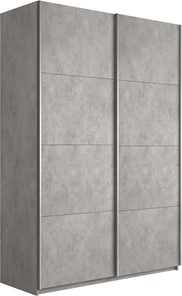 Шкаф 2-х створчатый Прайм (ДСП/ДСП) 1400x570x2300, бетон в Сургуте