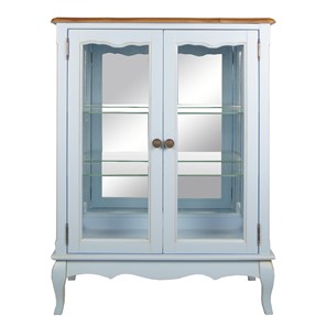Шкаф двухдверный Leontina для посуды (ST9318B) Голубой в Нижневартовске