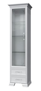 Шкаф-витрина Грация ШР-1, белый, 1 стекло, 420 в Лангепасе