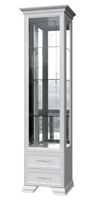 Шкаф-витрина Грация ШР-1, белый, 3 стекла, 420 в Лангепасе