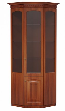 Угловой шкаф Гармония-4, витрина МЦН в Нижневартовске - изображение