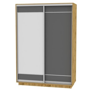 Шкаф 2-х дверный Весенний HK5, 2155х1514х600 (D1D2), ДВ-Графит в Лангепасе