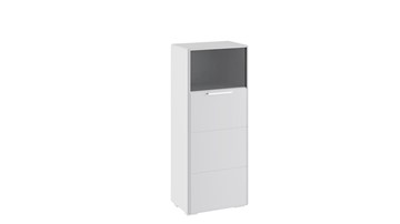 Шкаф Наоми комбинированный одностворчатый, цвет Белый глянец ТД-208.07.28 в Лангепасе