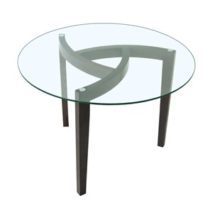 Стеклянный столик в гостиную Оникс-1, Венге/Прозрачное стекло в Урае