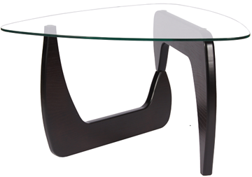 Стеклянный столик Берген-3, черный в Нижневартовске