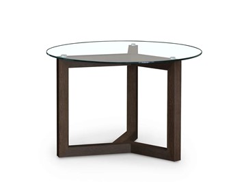 Журнальный круглый стол Оникс-8, Венге/Прозрачное стекло в Нижневартовске