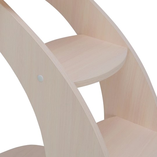Подкатной стол Leset Стелс, цвет Молочный дуб в Радужном - изображение 5