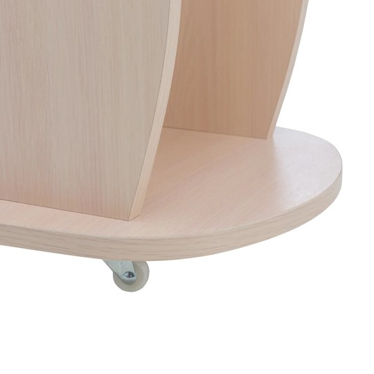 Подкатной стол Leset Стелс, цвет Молочный дуб в Радужном - изображение 6