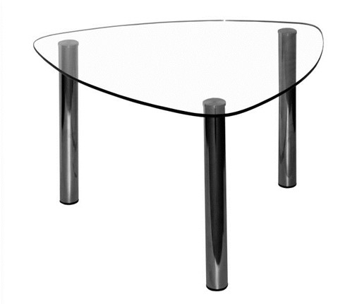 Стеклянный стол Гранд-1 в Радужном - изображение