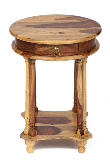 Стол кофейный Бомбей - 1149  палисандр, 45*45*60, натуральный (natural) арт.10049 в Когалыме - изображение 2