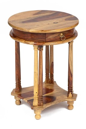 Стол кофейный Бомбей - 1149  палисандр, 45*45*60, натуральный (natural) арт.10049 в Когалыме - изображение