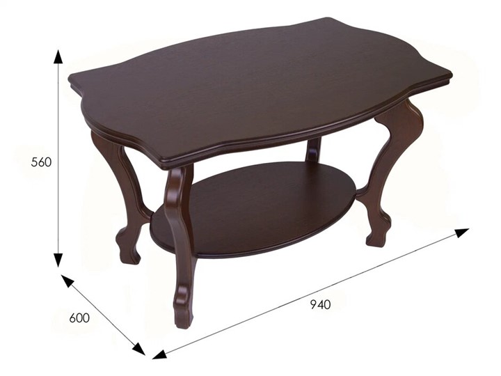 Столик Берже 1 (темно-коричневый) в Лангепасе - изображение 2