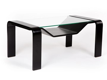 Стеклянный столик Гурон 1 (венге структура) в Нижневартовске