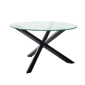 Круглый столик Оникс-3, Венге/Прозрачное стекло в Сургуте