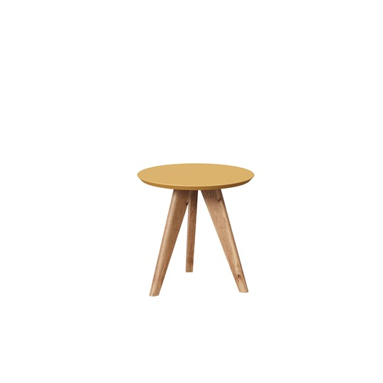 Круглый столик Тип 8 H 350 ЛД.451240.000  (Софт Шафран/Дуб Вотан) в Лангепасе - изображение 1