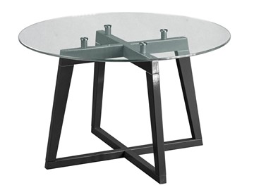 Стеклянный столик Рилле-445 (серый графит) в Сургуте