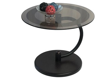 Стеклянный столик Дуэт 13Н (черный-венге) в Нижневартовске
