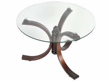 Стеклянный столик Лорд (темно-коричневый) в Урае