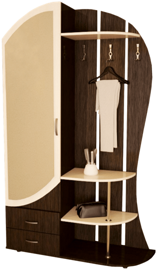 Прихожая Рада с зеркалом (Венге/Дуб млечный) в Лангепасе - изображение 2