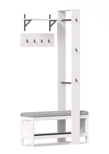 Набор мебели для прихожей Бланко №14 (Белый) в Лангепасе - изображение 3