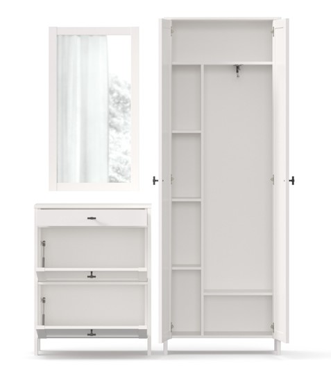 Набор мебели в прихожую Бланко №21 (Белый) в Нижневартовске - изображение 3