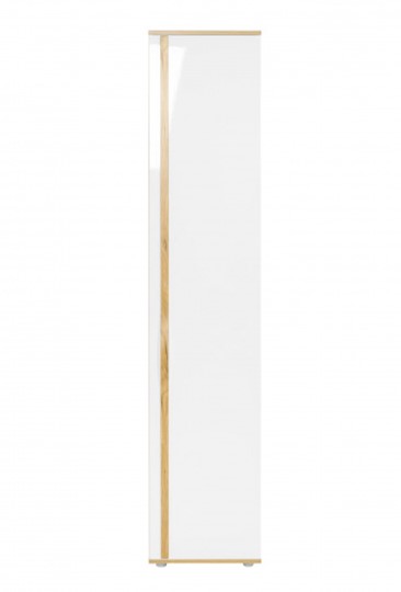 Шкаф 1-створчатый Марта-2 ЛД 136.010, Дуб золотой/Белый глянец в Когалыме - изображение 1
