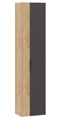 Шкаф комбинированный Асти (Дуб крафт золотой/Антрацит) в Лангепасе - изображение