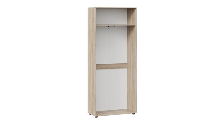 Распашной шкаф комбинированный Витра тип 1 (Дуб сонома/Белый ясень) в Лангепасе - изображение 2
