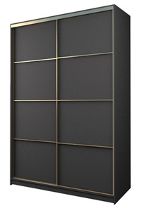 Шкаф 2-х створчатый MAX МШ-23-6-16-11, Профиль Золото/Цвет Графит в Лангепасе