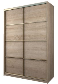 Шкаф 2-х дверный MAX МШ-23-6-18-11, Профиль Золото/Цвет Дуб Сонома в Ханты-Мансийске