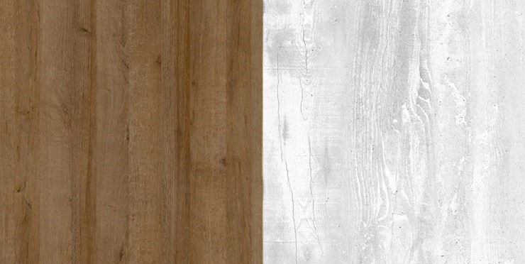 Шкаф угловой Пайн, ПП6, Дуб Крафт/Бетон Пайн в Урае - изображение 2