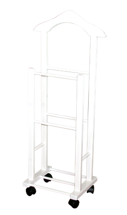 Вешалка для одежды напольная 46х30х109ю,Полиуретан белый в Лангепасе - изображение