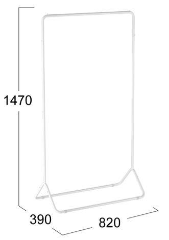 Вешалка для одежды Радуга 3-ВНП 391 Белый в Лангепасе - изображение 1