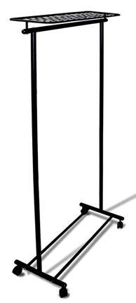Вешалка гардеробная на колесах М 9 (Черный) в Лангепасе - изображение