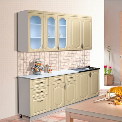 Гарнитур на кухню Классика 2000, цвет Дуб беленый в Урае - изображение