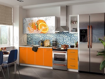 Кухня маленькая фотопечать Апельсин 1,7 в Нижневартовске