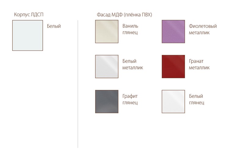 Кухонный гарнитур угловой Модерн, белый глянец/фиолетовый металлик в Югорске - изображение 1