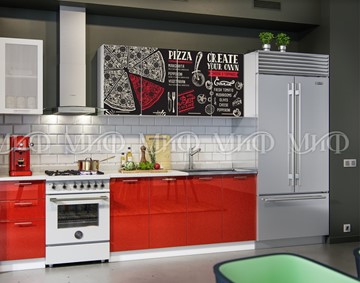 Кухонный гарнитур фотопечать Пицца 2,0 в Сургуте