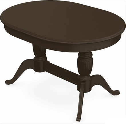 Раздвижной стол Леонардо-2 исп. Овал, тон 7 (Морилка/Эмаль) в Когалыме - изображение