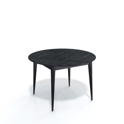 Раздвижной стол Kenner W1200 (Черный/Мрамор серый) в Нижневартовске - изображение