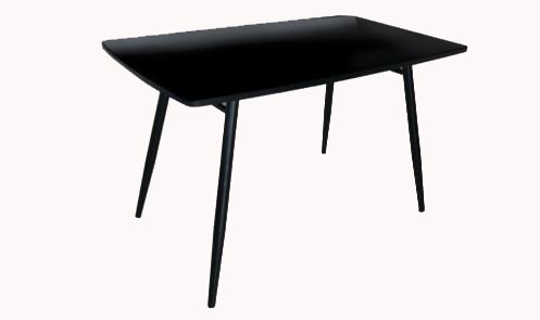 Кухонный обеденный стол Брик, черный в Лангепасе - изображение