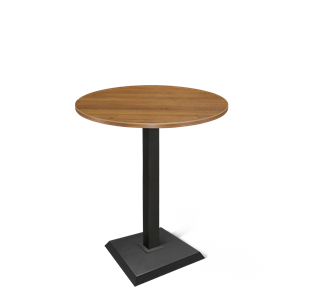 Маленький стол SHT-TU5-BS2/H110 / SHT-TT 80 ЛДСП (орех/черный) в Нягани