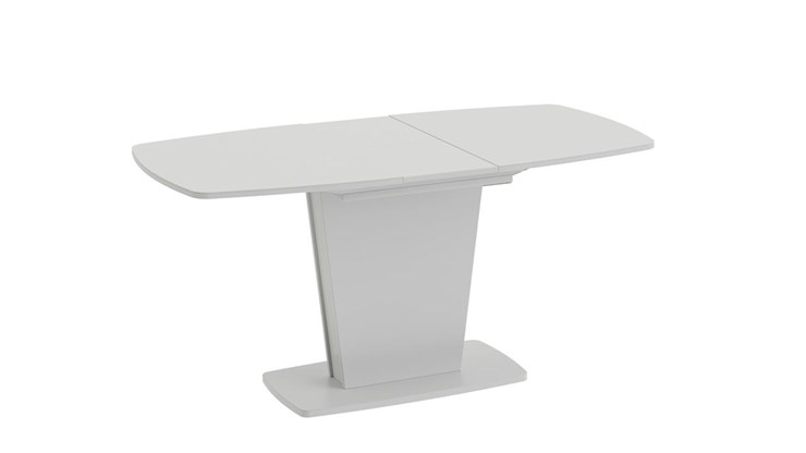 Кухонный стол раздвижной Честер тип 2, цвет Белый/Стекло белый глянец в Ханты-Мансийске - изображение 1