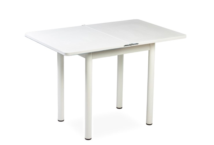 Кухонный стол СПА-02 СТФ, белый/фотопечать лазурит/опоры белый в Лангепасе - изображение 1