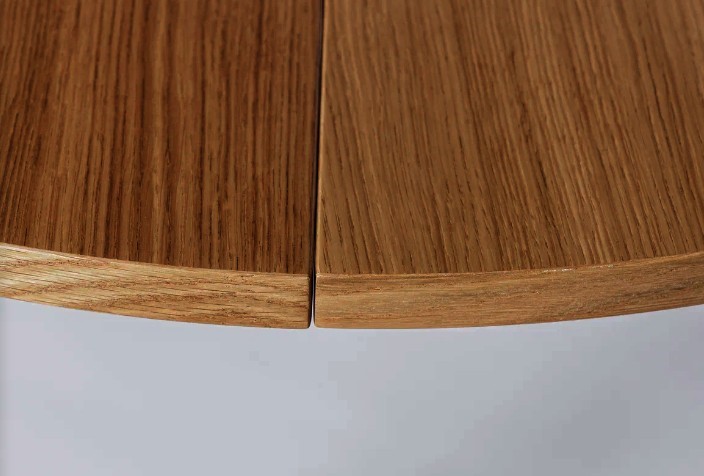Кухонный стол круглый Шпон Дуба д. 100 см МДФ в Югорске - изображение 5